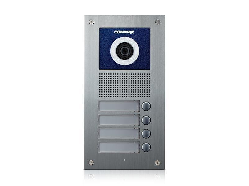 Commax Video Door Intercom - 4 Apt lobby unit and 4x 3.5" video monitor